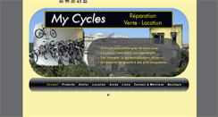 Desktop Screenshot of mycycles.fr