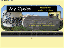 Tablet Screenshot of mycycles.fr